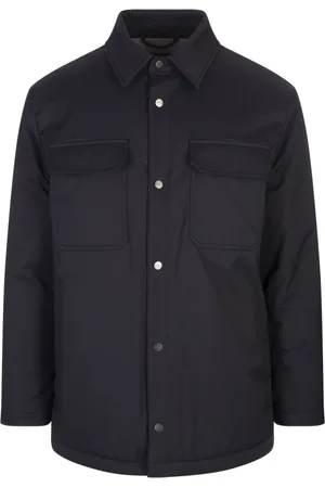 Kiton Jacka, Herr, M, Nylon, Vadderad jacka med tryckknapp