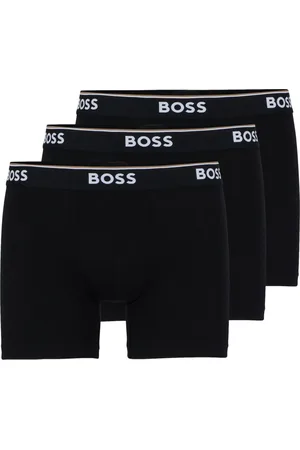 HUGO BOSS Underkläder, Herr, M, Bomull, Elastiska bomullsboxerkalsonger 3-pack