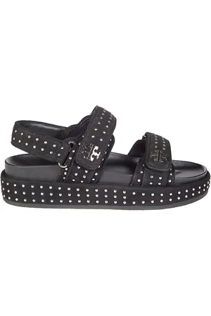 Tory Burch Skor, Dam, 37 EU, Läder, Sport Sandal med Nitar
