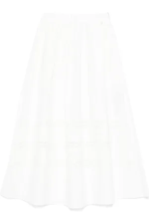 Liu Jo Kjol, Dam, M, Bomull, Bianco Kjol Bomull Stiligt Design