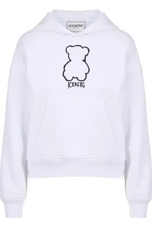 Iceberg Sweatshirts & Hoodies, Dam, S, Bomull, Cropped Fit Hoodie