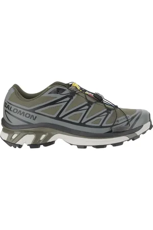 Salomon Sport, Herr, 43 EU, Gröna Mesh Sneakers med Contagrip® Yttersula