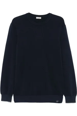 Paul & Shark Sweatshirts & Hoodies, Herr, M, Blå Crew Neck Tröja