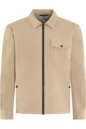Woolrich Jacka, Herr, S, Gabardine Overshirt i Vit