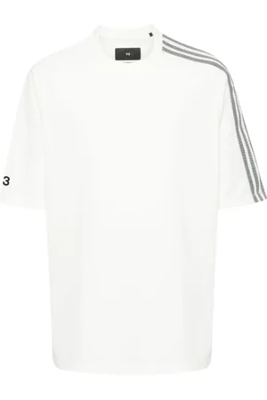 Y-3 Topp, Herr, M, Bomull, 3-Stripes Kortärmad T-shirt