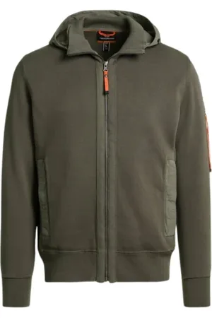 Parajumpers Sweatshirts & Hoodies, Herr, M, Bomull, Zip-through Sweatshirt