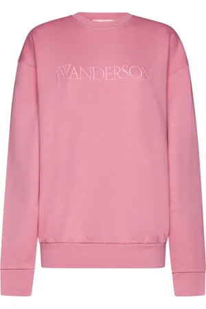J.W.Anderson Sweatshirts & Hoodies, Dam, M, Bomull, Logobroderad sweatshirt