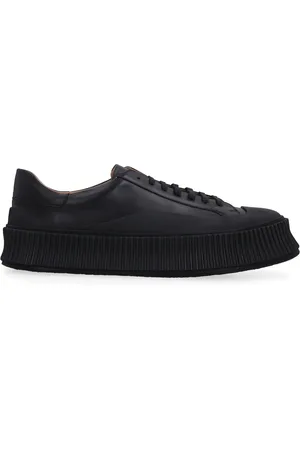 Jil Sander Skor, Herr, 42 EU, Läder, Låga sneakers i lammläder