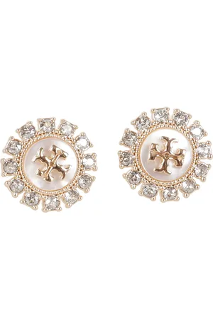 Tory Burch Accessoarer, Dam, ONE Size, Kira Crystal Stud Örhängen