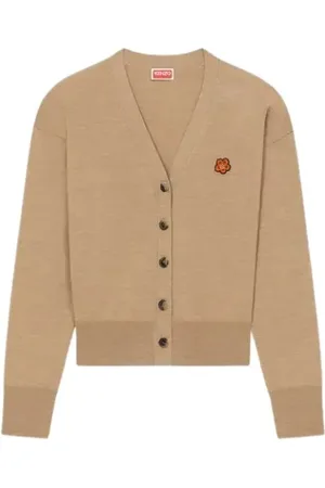 Kenzo Stickade tröjor & koftor, Dam, S, Vintage-inspirerad kofta