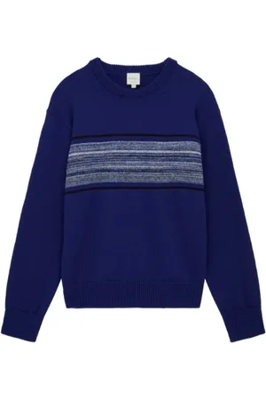 Paul Smith Stickade tröjor & koftor, Herr, S, Bomull, Crew Neck Stickad Tröja