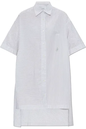 J.W.Anderson Klänning, Dam, XS, Bomull, Randig Skjortklänning