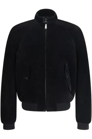 Prada Jacka, Herr, M, Klassisk Suede Bomberjacka