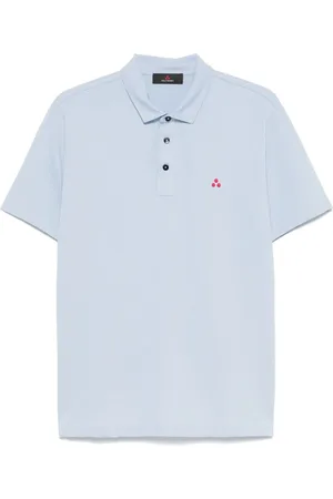 Peuterey Topp, Herr, M, Klarblå Knäppta T-shirts och Polos