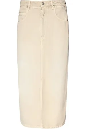 Isabel Marant Kjol, Dam, M, Bomull, Midikjol med slits fram
