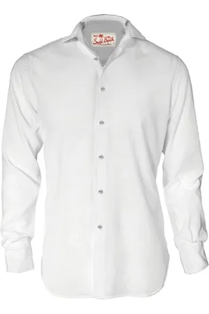 MC2 SAINT BARTH Skjorta, Herr, 2Xl, Vita Skjortor för Män