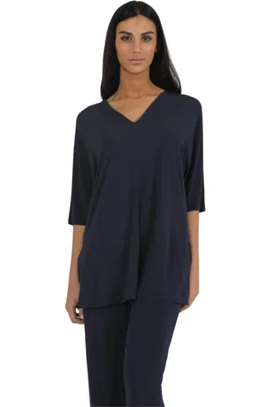 Max Mara Topp, Dam, L, V-Neck Locarno Blus