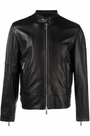 Dsquared2 Jacka, Herr, S, Läder, Stiliga Kläder och Tillbehör