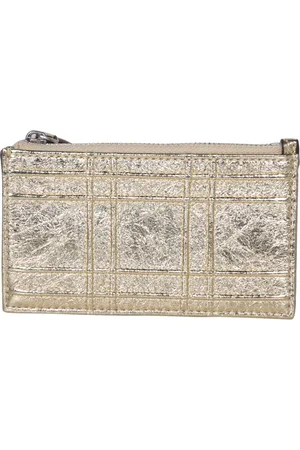 Tory Burch Accessoarer, Dam, ONE Size, Läder, Fleming Metallic Korthållare