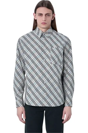 Burberry Skjorta, Herr, S, Bomull, Klassisk Rutig Skjorta