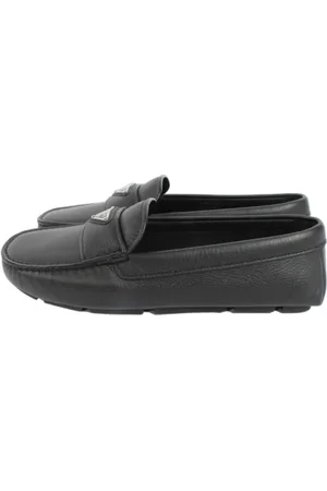 Prada Skor, Herr, 40 EU, Svarta herrloafers