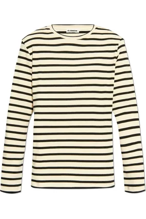 Jil Sander Topp, Herr, M, Bomull, Randig T-shirt
