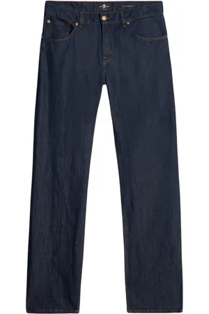 7 for all Mankind Jeans, Herr, W36, Denim, Mörkblå Denim Jeans Station