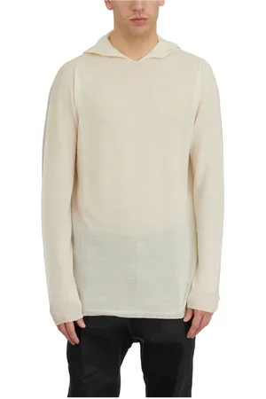 Rick Owens Stickade tröjor & koftor, Herr, L, Oversized hoodie i Dinge-stil