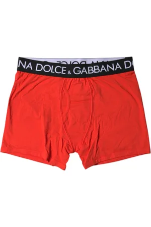 Dolce & Gabbana Underkläder, Herr, L, Bomull, Boxershorts med Logo Midjeband