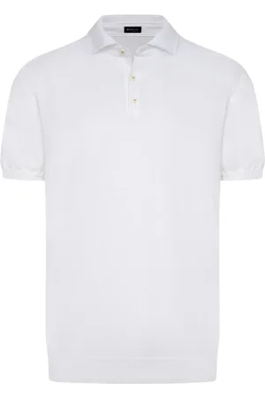 Kiton Topp, Herr, M, Bomull, Mjuk bomullspikétröja