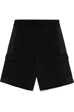 EA7 Shorts, Herr, S, Svarta Shorts med Cargofickor