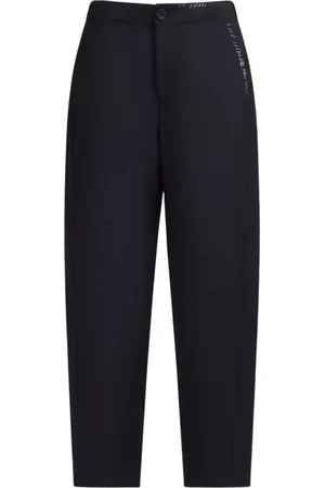 Marni Byxor, Dam, S, Navy Wool Zipper Pants