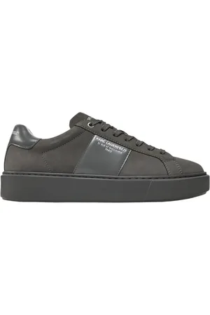 Karl Lagerfeld Skor, Herr, 42 EU, Läder, Maxi Up Kl52218 Sneakers