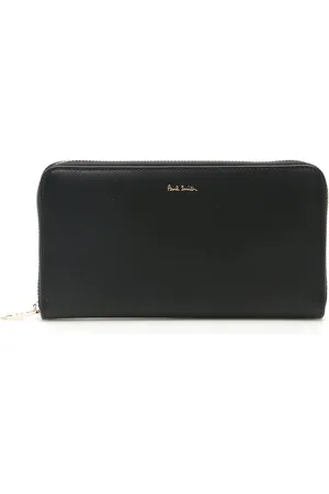 Paul Smith Accessoarer, Herr, ONE Size, Läder, Svart Multistripe Plånbok med Dragkedja