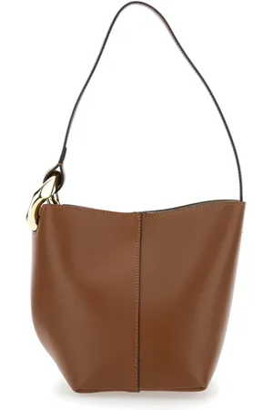 J.W.Anderson Väska, Dam, ONE Size, Läder, Hörnformad Liten Brun Axelremsväska