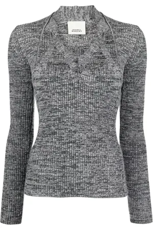 Isabel Marant Stickade tröjor & koftor, Dam, M, Polyester, Stickad tröja Zoria