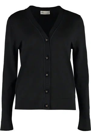 Tory Burch Stickade tröjor & koftor, Dam, L, Silk Wool Blend Cardigan