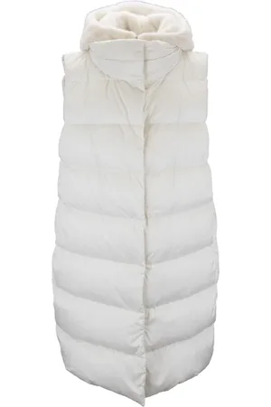 HERNO Jacka, Dam, 2Xs, Polyester, Kvinnors Quiltad Väst med Hög Krage