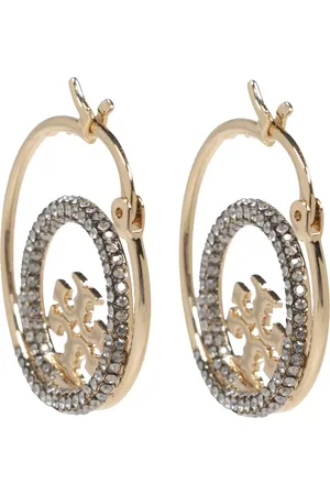 Tory Burch Accessoarer, Dam, ONE Size, Logo Örhängen