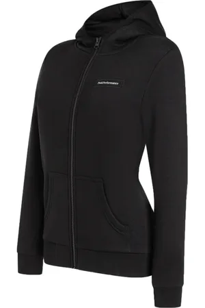 Peak Performance Sweatshirts & Hoodies, Herr, XS, W Logo Zip Hood Sweatshirt