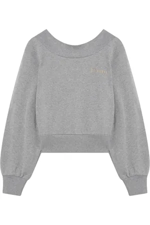 The Attico Sweatshirts & Hoodies, Dam, XS, Drop2 Crewneck Sweatshirt
