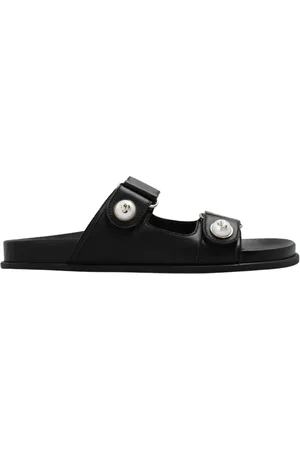 Jimmy Choo Skor, Dam, 38 1/2 EU, Läder, Fayence Sandal
