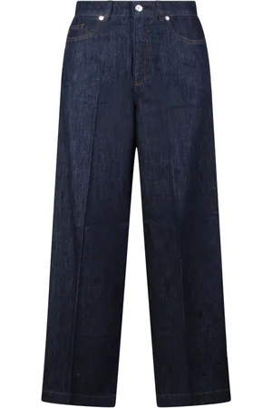Nine In The Morning Jeans, Dam, W26, Denim, Hög Midja Palazzo Jeans i Denim