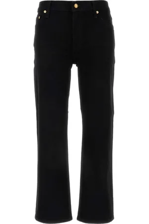 Tory Burch Jeans, Dam, W27, Bomull, Cropped Kick Flare Jeans