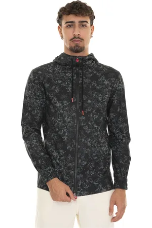 Kiton Sweatshirts & Hoodies, Herr, M, Floral Zip Sweatshirt