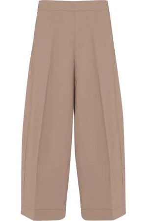 Nine In The Morning Byxor, Dam, W26, Bomull, Beige Bomull Culotte Byxor Mia