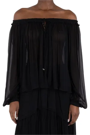 Isabel Marant Blusar & Skjortor , Dam, M, Svart Viskostopp