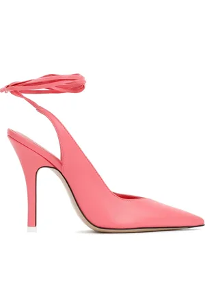 The Attico Skor, Dam, 36 1/2 EU, Läder, Venus Slingback Pumps i persika