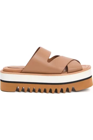 Paloma Barceló Skor, Dam, 40 EU, Läder, Läderkil sandaler för kvinnor