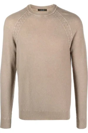 Jacob Cohen Stickade tröjor & koftor, Herr, M, Cashmere Stickad Tröja